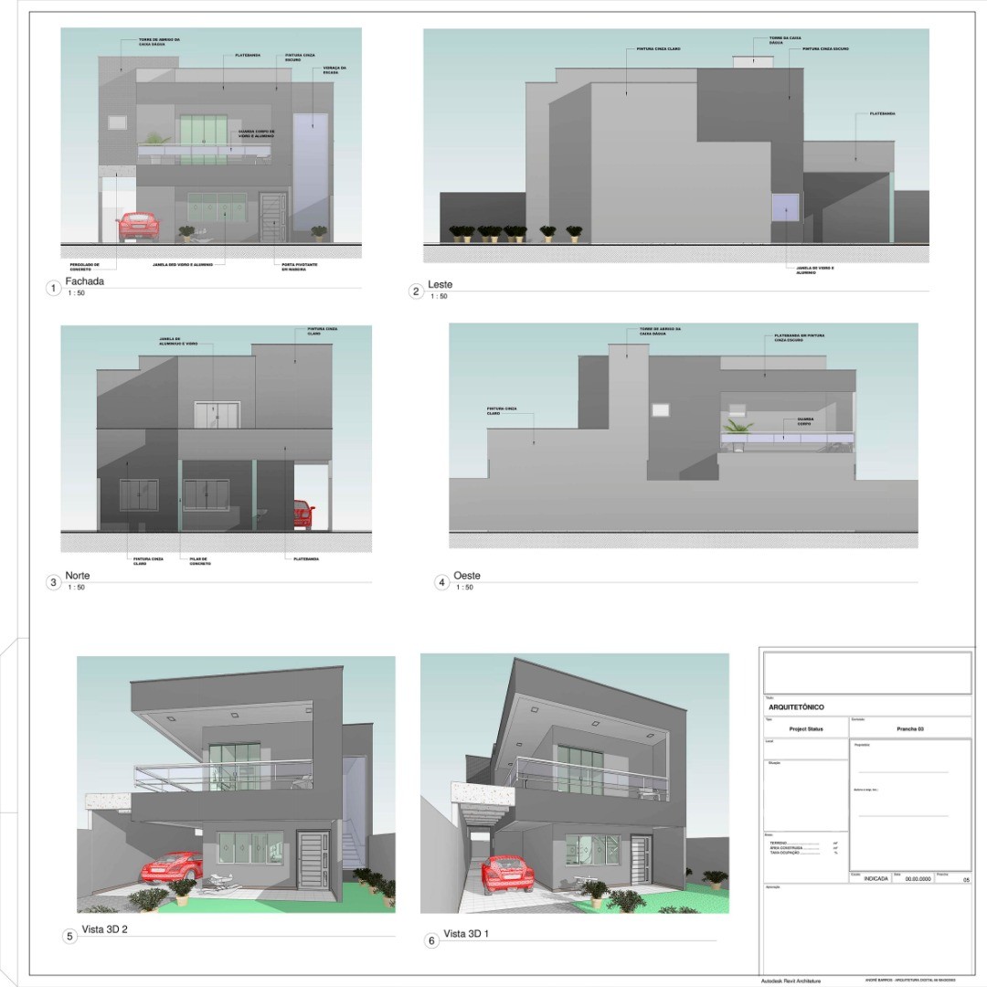Projeto desenvolvido no treinamento Revit para Projetista 9