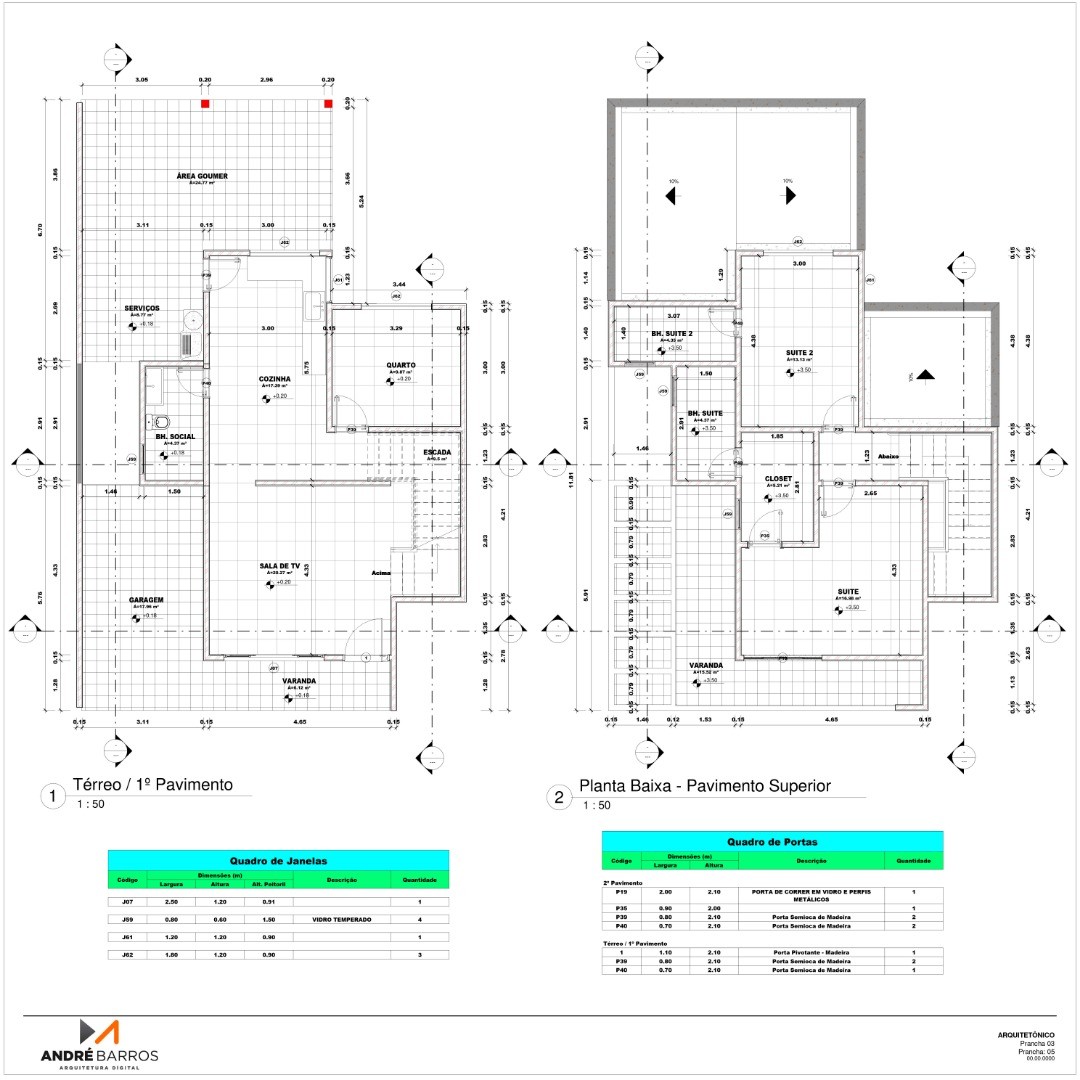 Projeto desenvolvido no treinamento Revit para Projetista 10