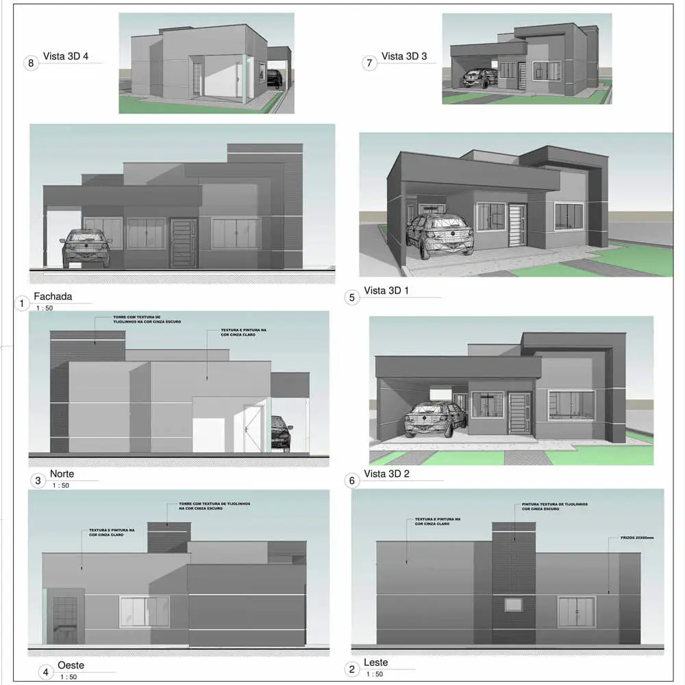 Projeto desenvolvido no treinamento Revit para Projetista 6